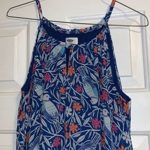 Old Navy maxi dress Small Birds!